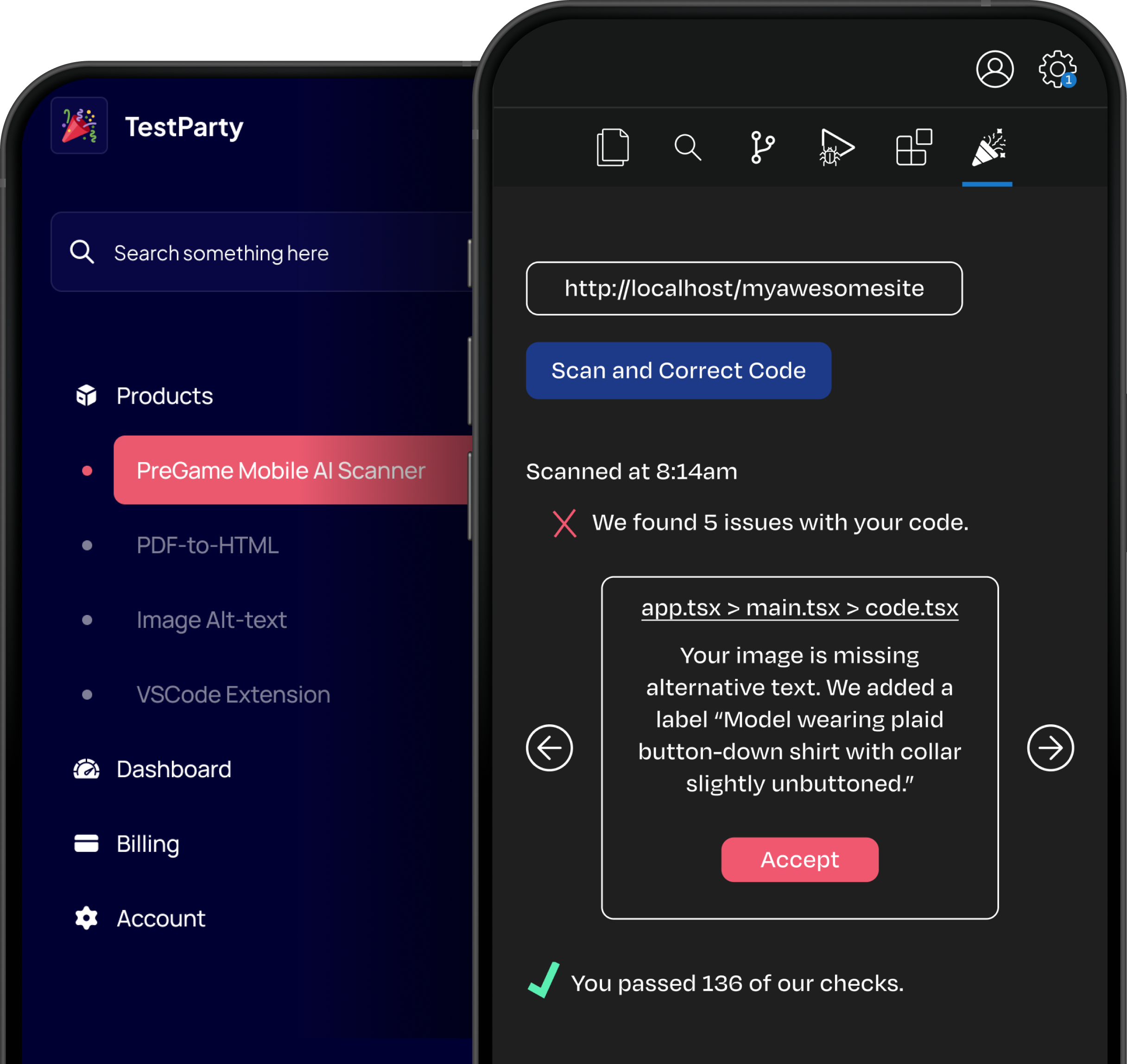 PreGame Mobile AI Scanner | TestParty